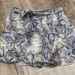 Skort snakeskin
